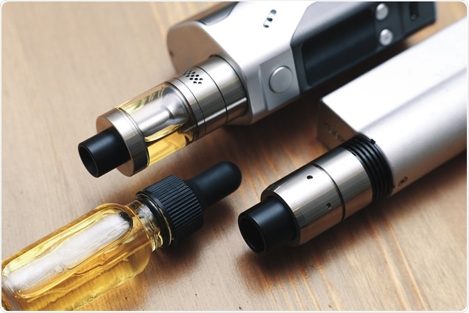 Vaping device: Image Credit: LezinAV / Shutterstock