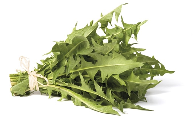 A bunch of fresh dandelion greens. Image Credit: Andris Tkacenko / Shutterstock