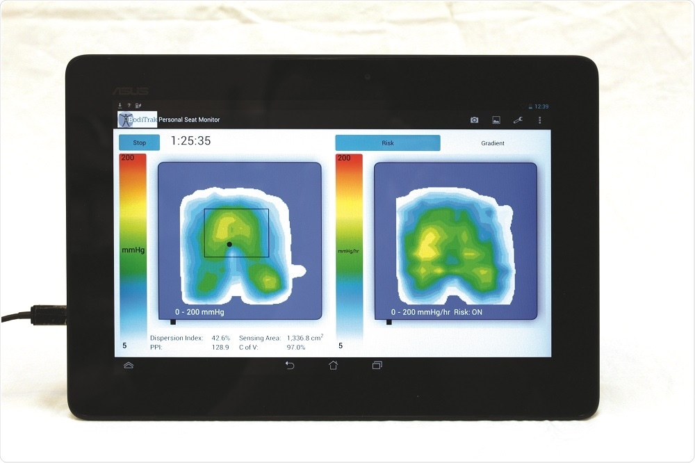 BodiTrak pressure map