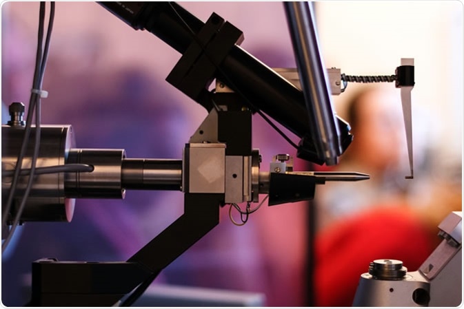 X-Ray crystallography scientific equipment. Image Credit: Gregory A. Pozhvanov / Shutterstock