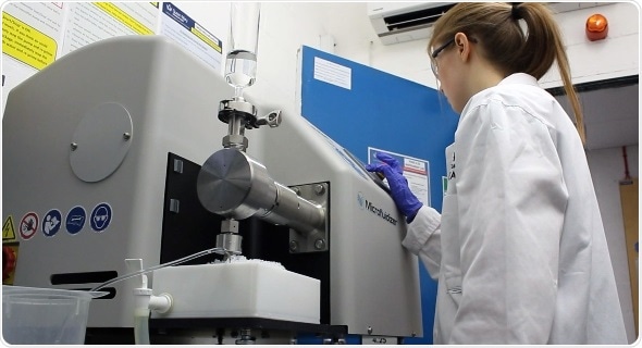 LM20 Microfluidizer efficiently disrupts a broad range of cell types