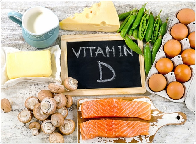 Foods rich in vitamin D. Image Credit: bitt24 / Shutterstock