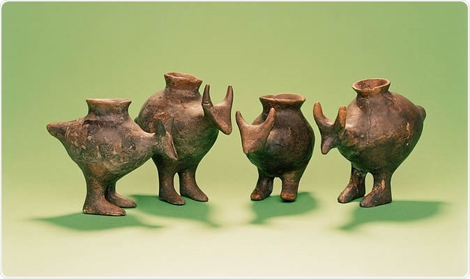 Late Bronze Age baby bottles from Vösendorf, Austria.
