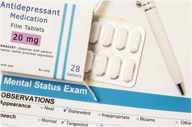 Antidepressant Medications or drugs. Image Credit: Shidlovski / Shutterstock
