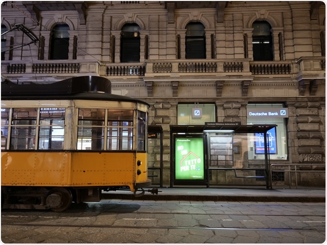 Milan, Italy March 2020: