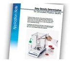 Easy density determination for consistent plastics quality with a free METTLER TOLEDO application note