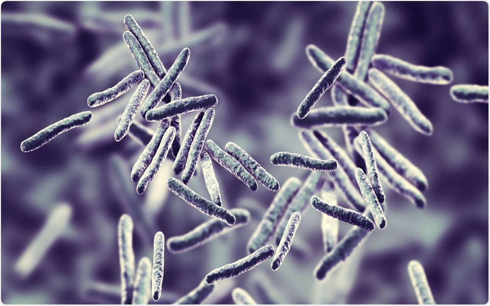 Bacteria Mycobacterium tuberculosis, the causative agent of tuberculosis. Illustration Credit: Kateryna Kon / Shutterstock
