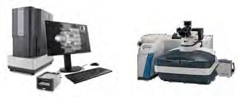 Phenom XL Desktop SEM (left) and Thermo Scientific DXR3xi Raman Imaging Microscope (right).