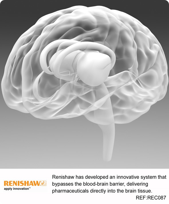 Renishaw drug delivery