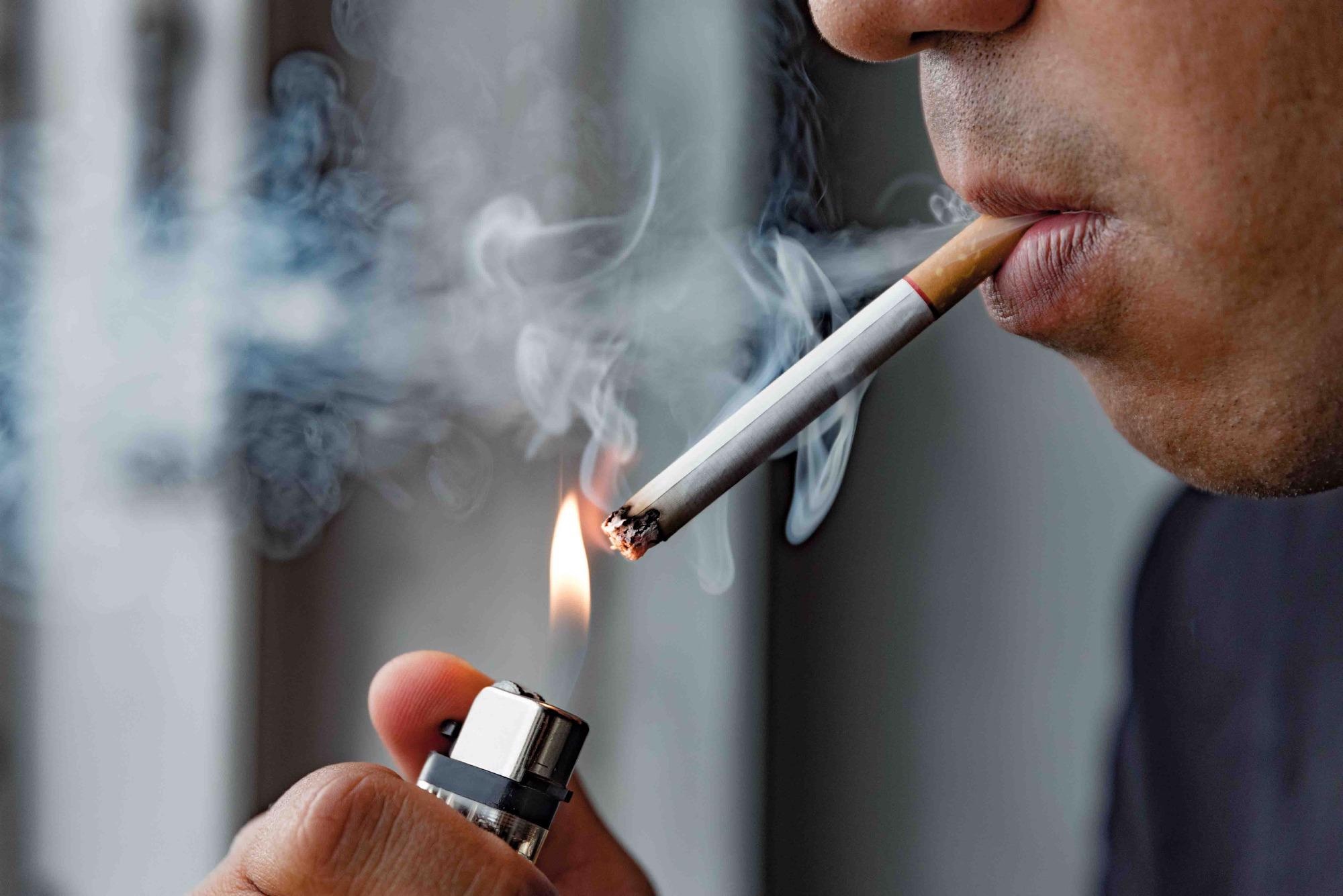 Tobacco smoking is responsible for 90% of lung cancers in men and 80% of lung cancers in women. Image Credit: Nopphon_1987 / Shutterstock
