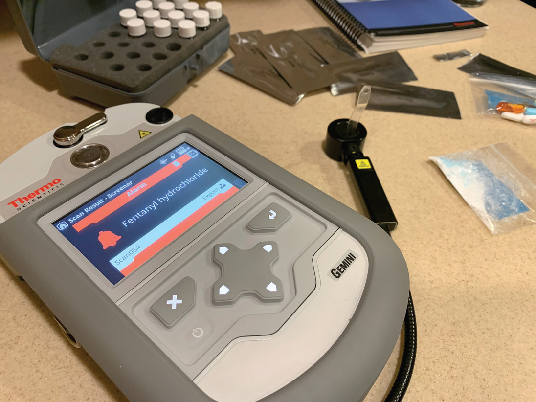 Detecting low doses of lethal opioids