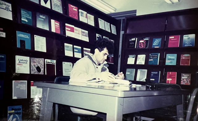 Dr. Radoje Drmanac as young scientist.