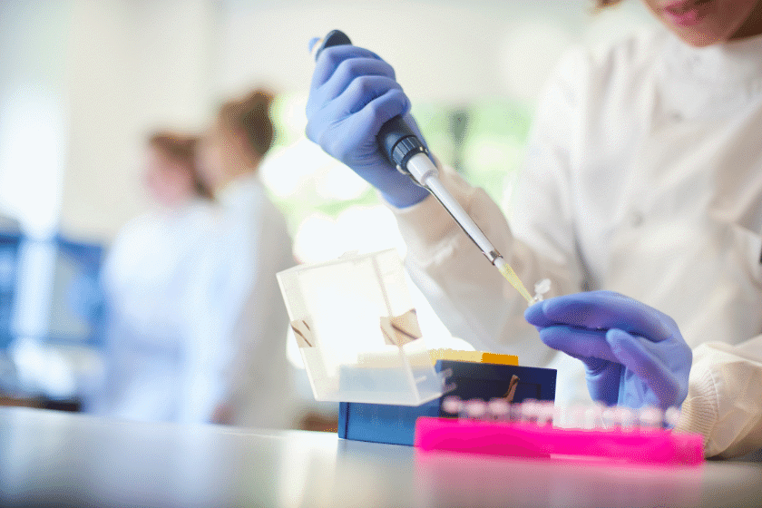 Scientist Performing Assay Services