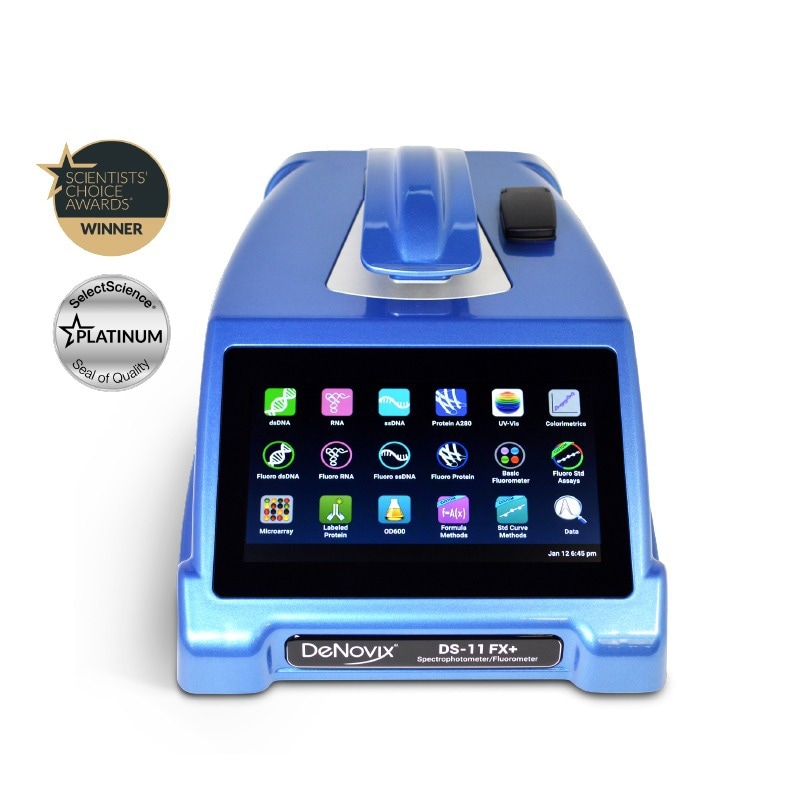 DS-11 Series Spectrophotometer / Fluorometer from DeNovix