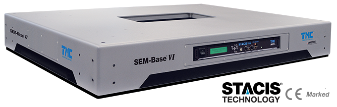 Piezoelectric vibration cancellation with the SEM-Base VI