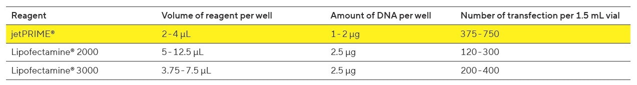 Boost DNA and siRNA transfection efficiency with jetPRIME® technology