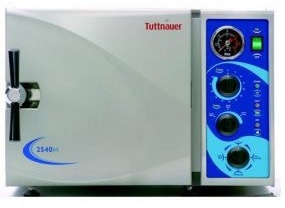 Tuttnauer 2540M bench model autoclave sterilizer for high-volume lab use