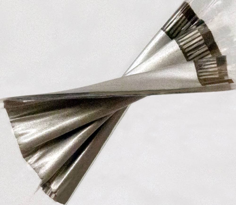 The wearable ultrasound sensor is flexible, allowing it to provide a continuous recording of cardiac activities before, during and after exercise or movement. Image Credit: Xu Laboratory, UC San Diego Jacobs School of Engineering