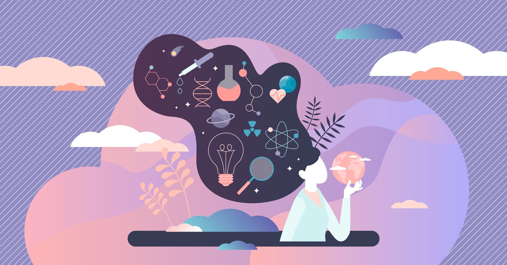 Women in Science Concept